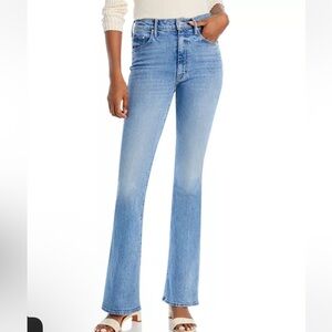 Mother High Waisted Weekender HEEL LENGTH in Belle De Jour